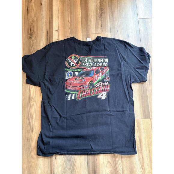 Ross Chastain T-shirt Use Your Melon DUI Black Men's XL Drive Sober - Picture 5 of 5